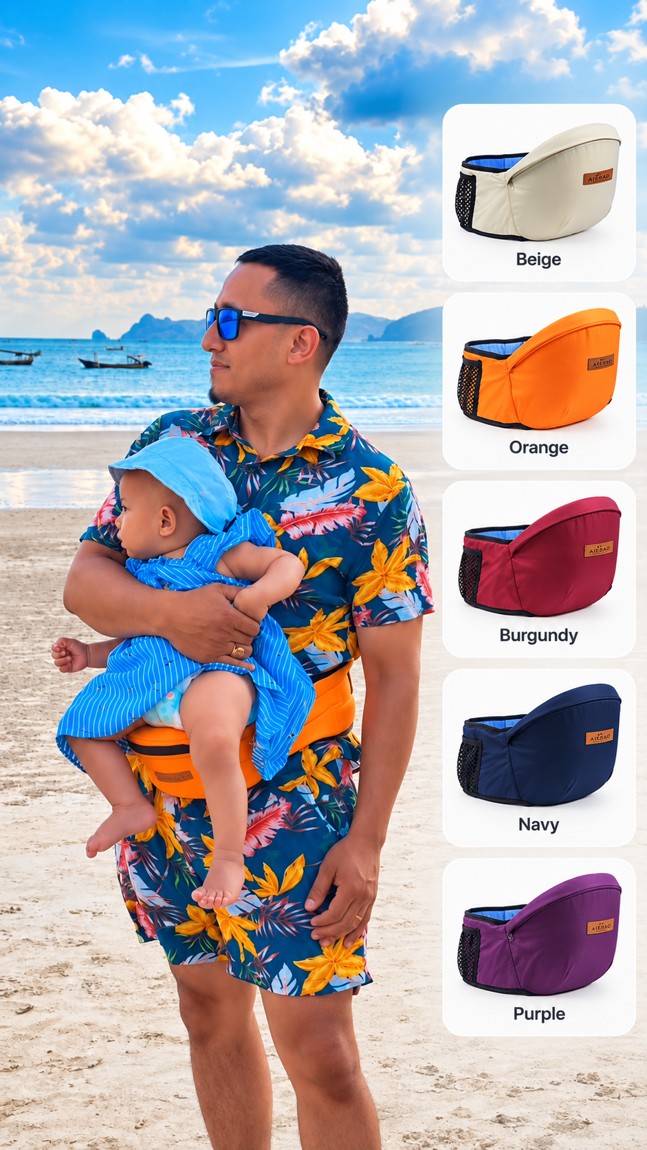 Toddler Hip Seat Carrier – Adjustable Baby Waist Seat
